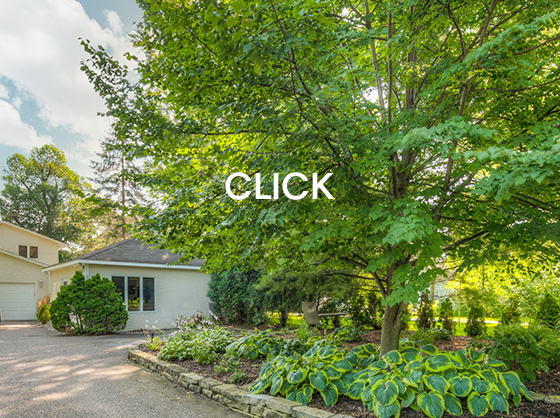 The guest house rental on Lake Minnetonka provides additional privacy for a gathering on the lake